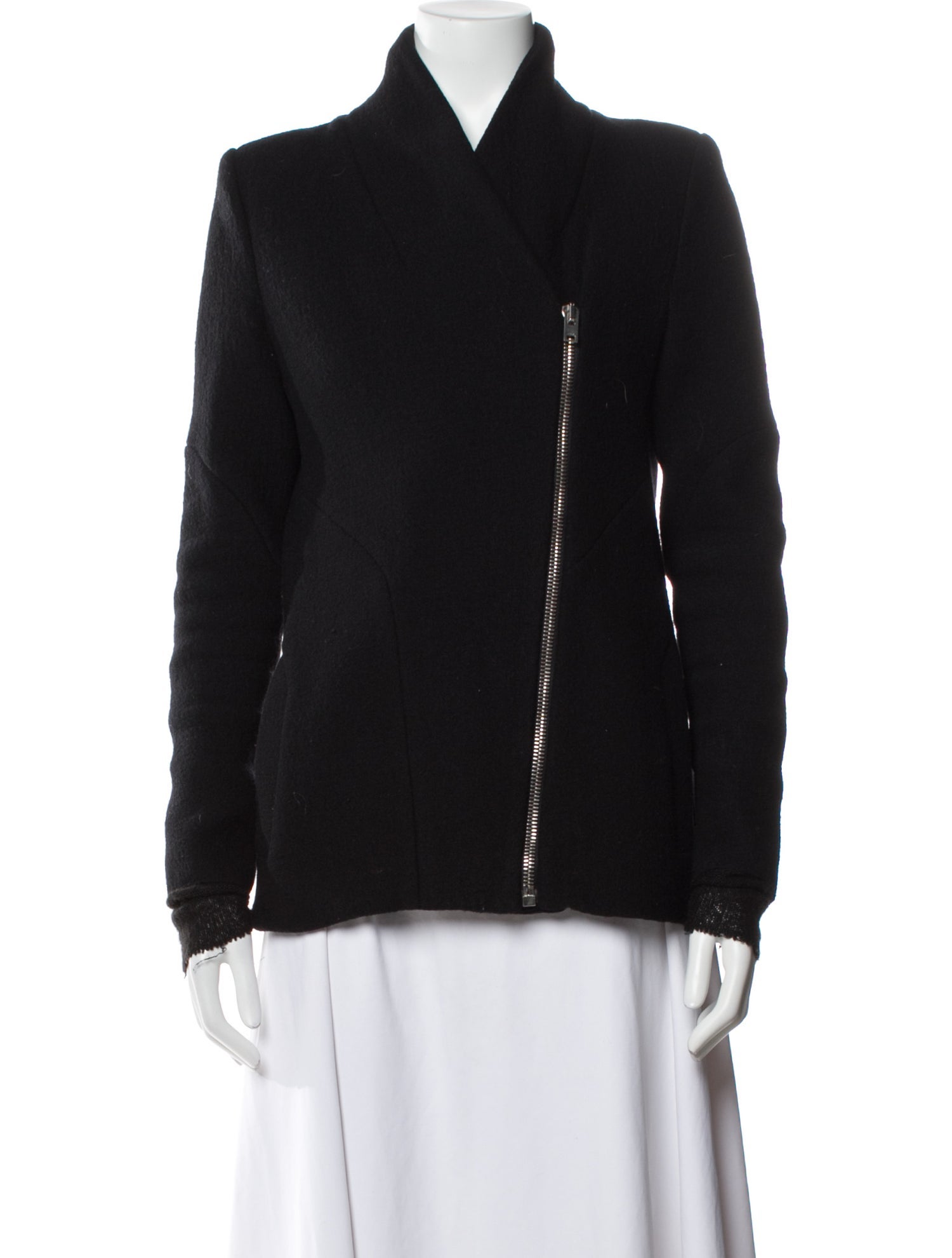 Iro Virgin Wool Faux Fur Jacket