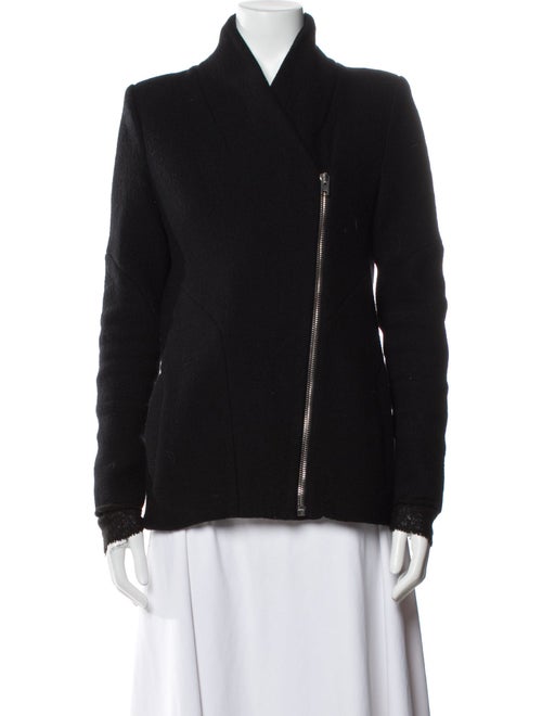 Iro Virgin Wool Faux Fur Jacket