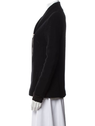 Iro Virgin Wool Faux Fur Jacket