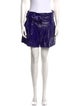 Iro Lamb Leather Mini Shorts