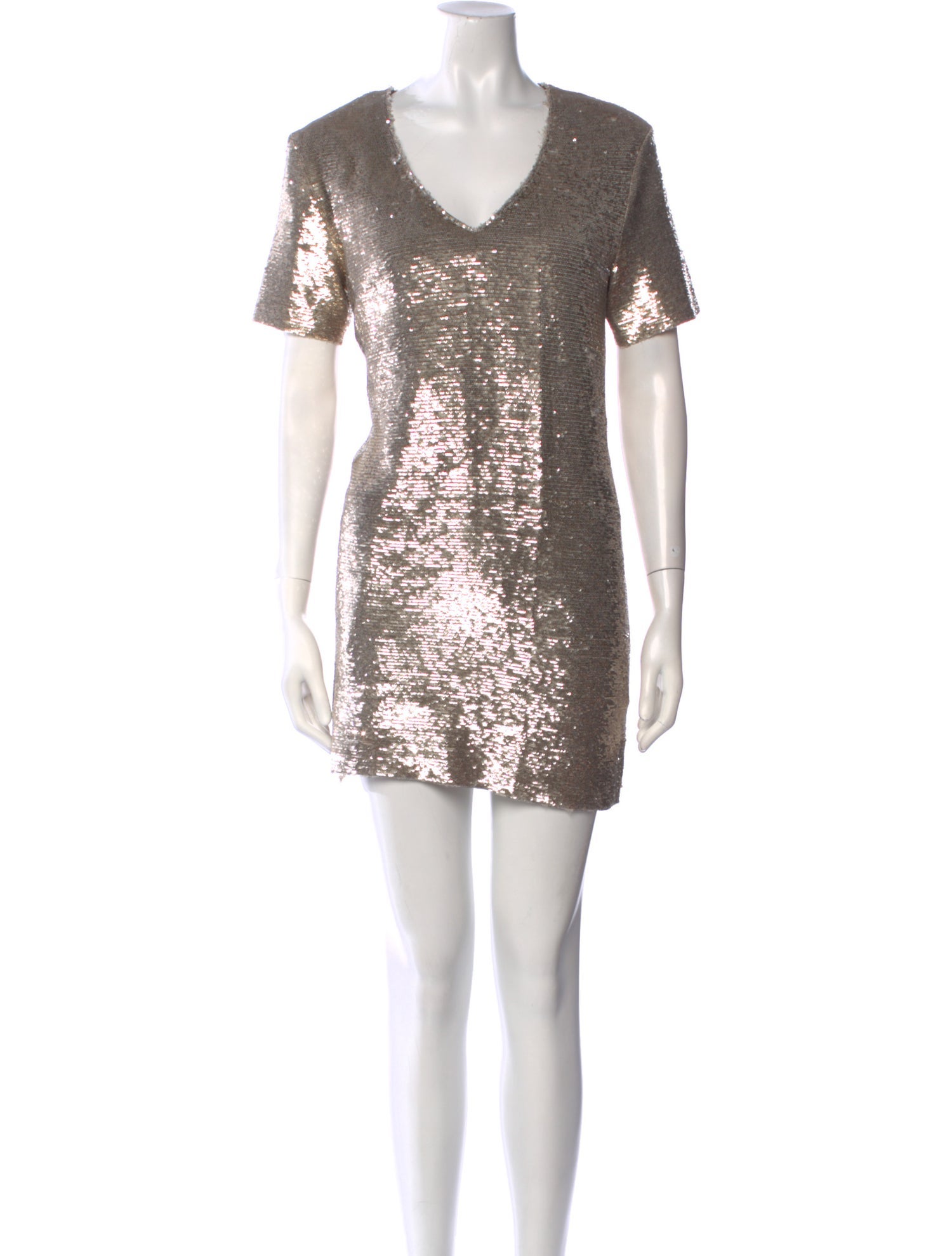 Iro V-Neck Mini Dress