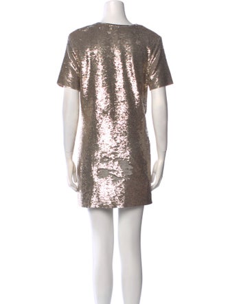 Iro V-Neck Mini Dress