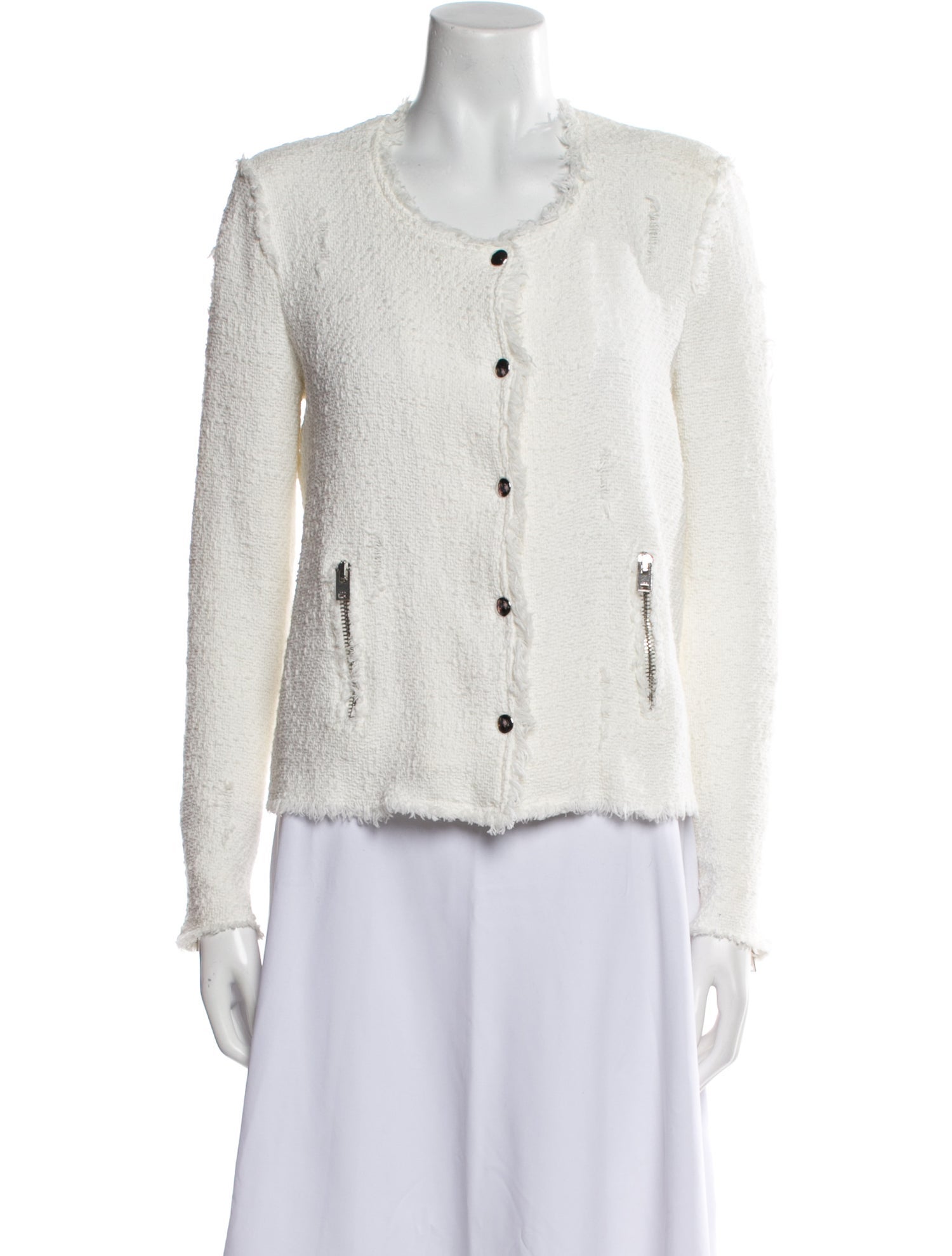 Iro Tweed Pattern Evening Jacket