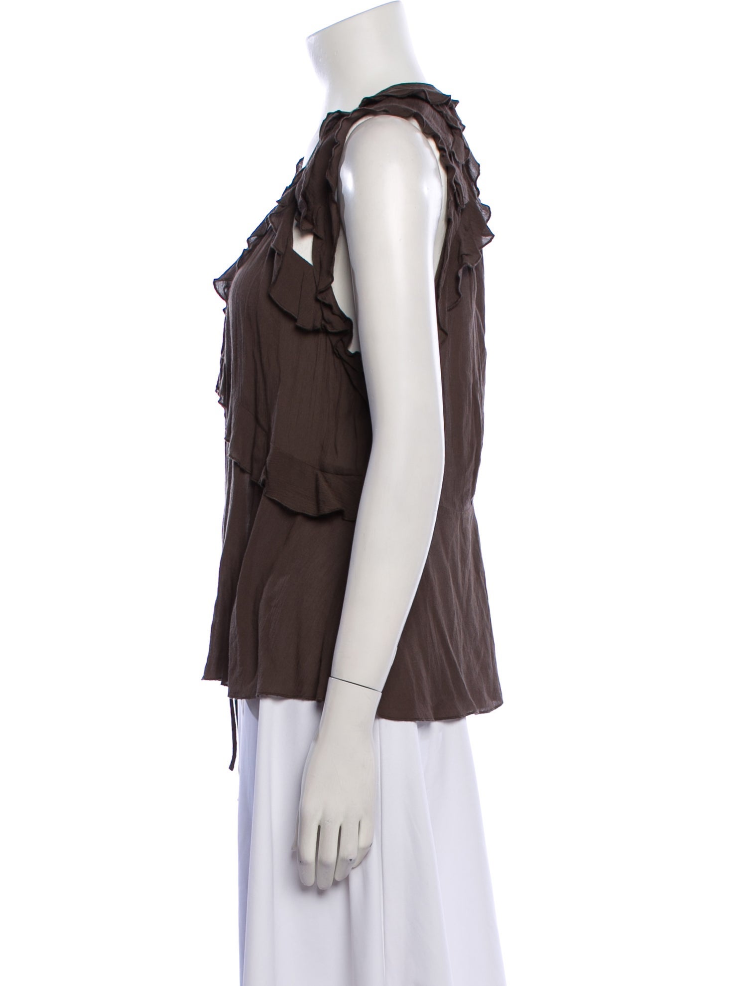 Iro V-Neck Sleeveless Blouse