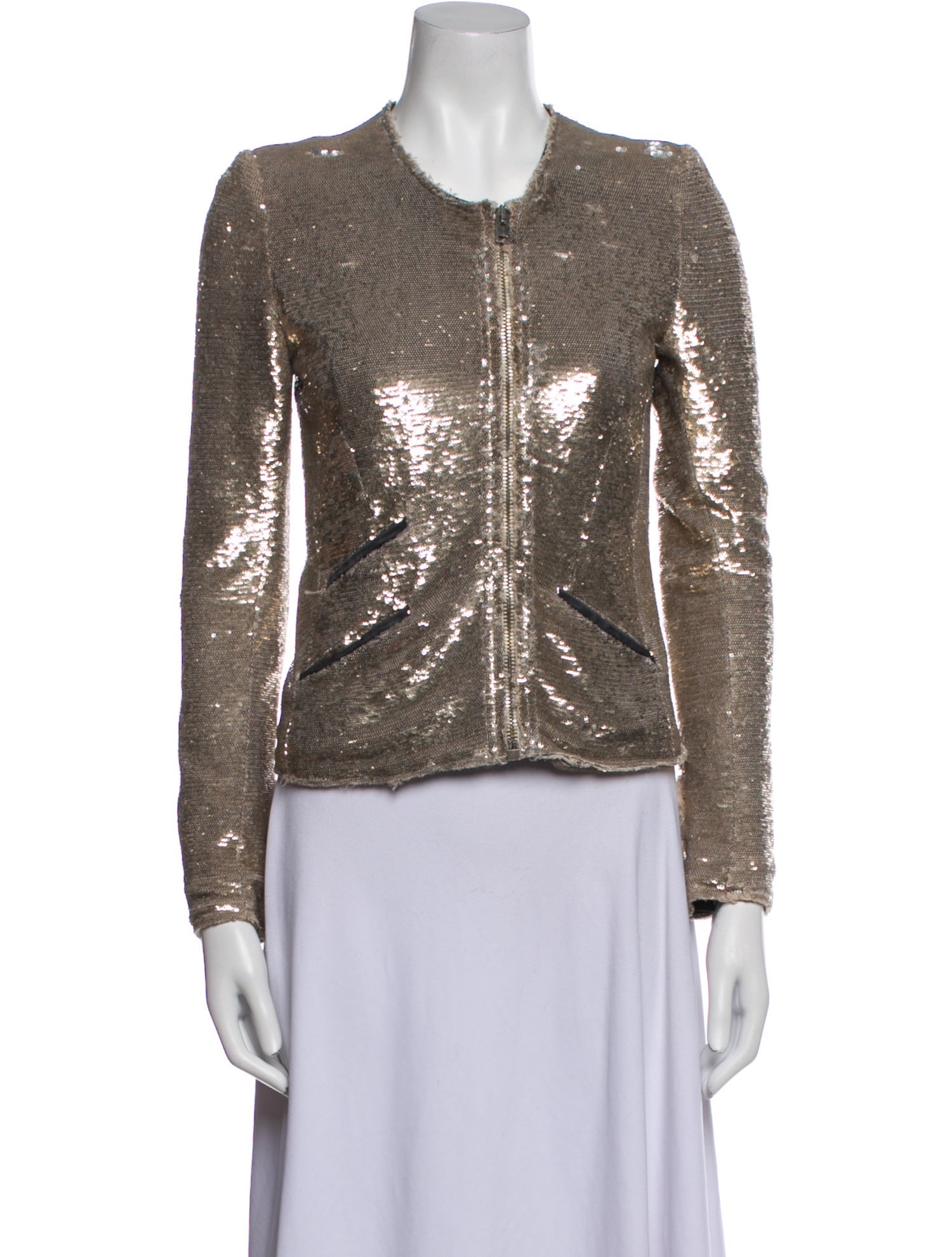 Iro Tweed Pattern Evening Jacket