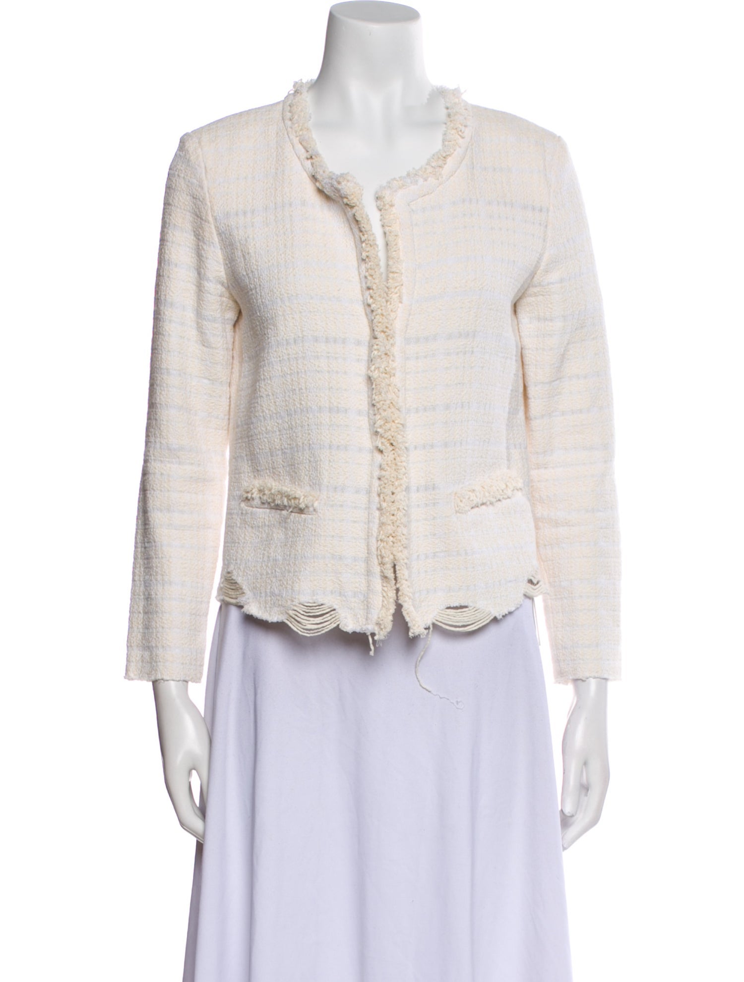 Iro Tweed Pattern Evening Jacket