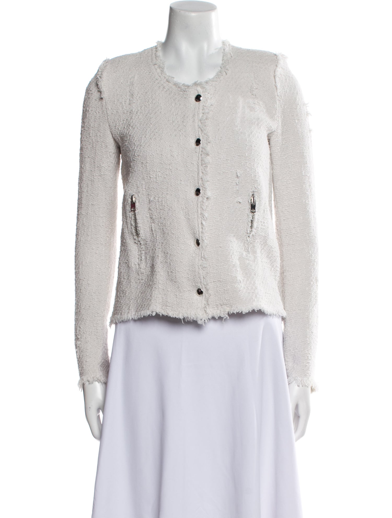 Iro Tweed Pattern Evening Jacket