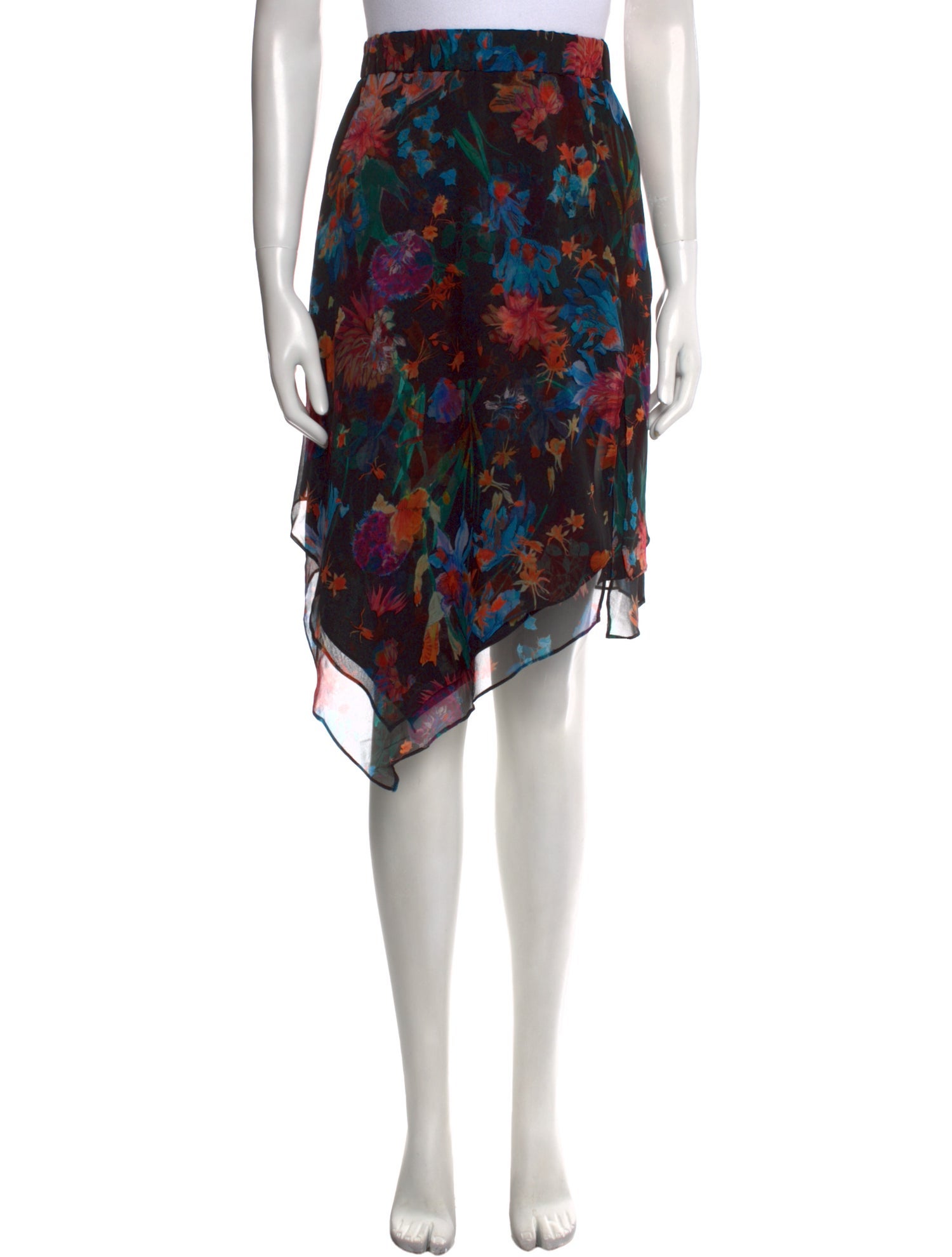 Iro Silk Knee-Length Skirt