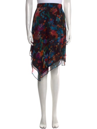 Iro Silk Knee-Length Skirt
