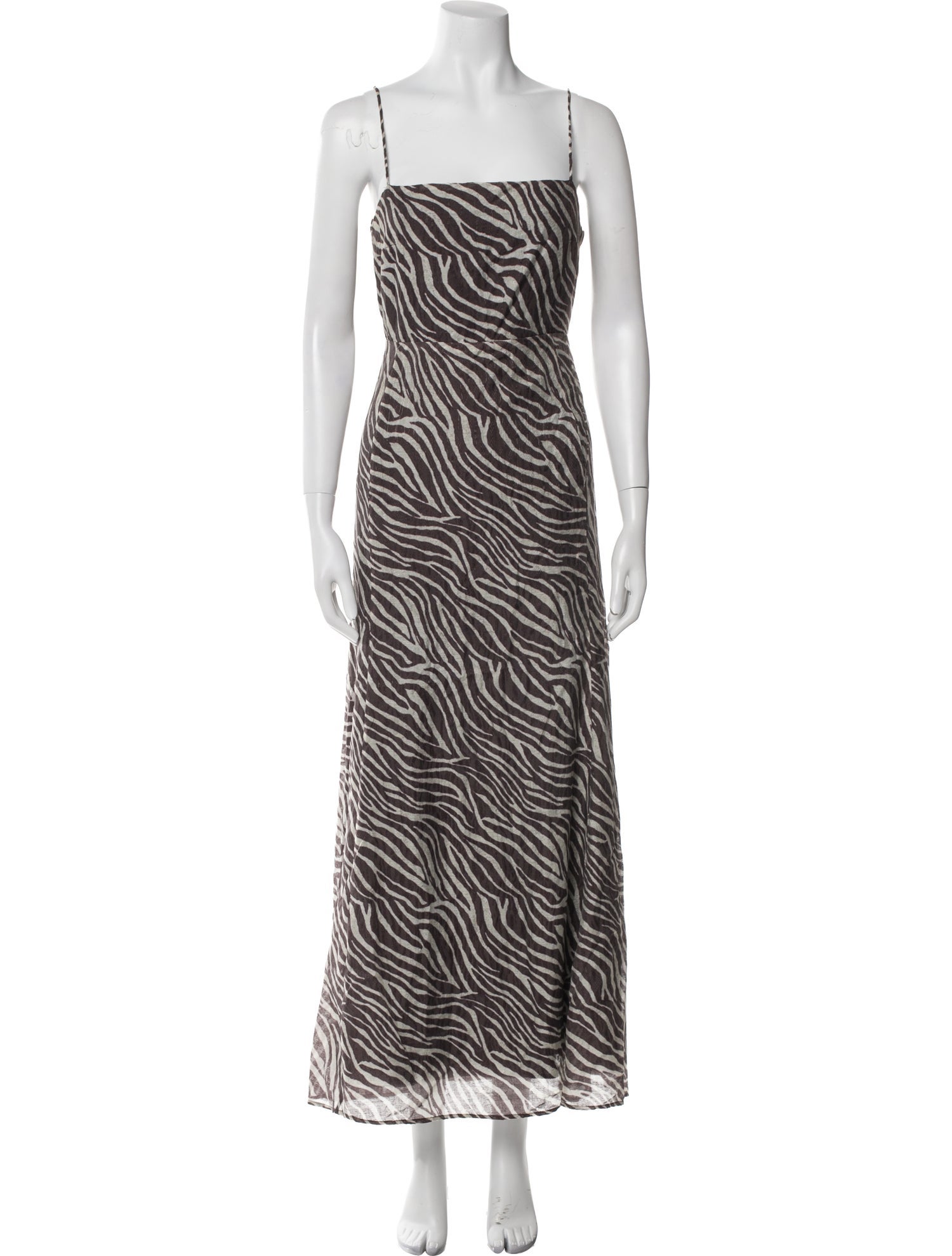 Iro Animal Print Long Dress