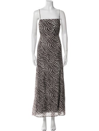 Iro Animal Print Long Dress