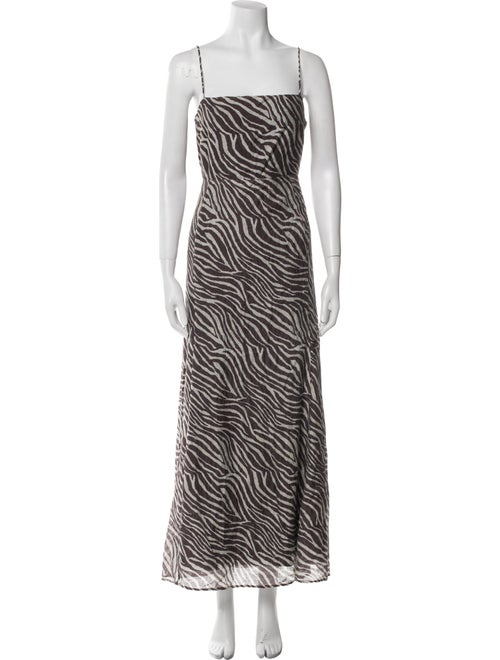 Iro Animal Print Long Dress