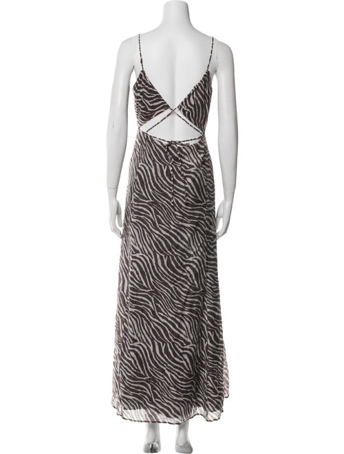 Iro Animal Print Long Dress
