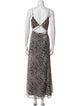 Iro Animal Print Long Dress