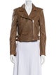 Iro Lamb Leather Biker Jacket