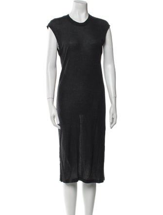 Iro Crew Neck Midi Length Dress