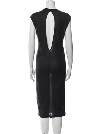 Iro Crew Neck Midi Length Dress