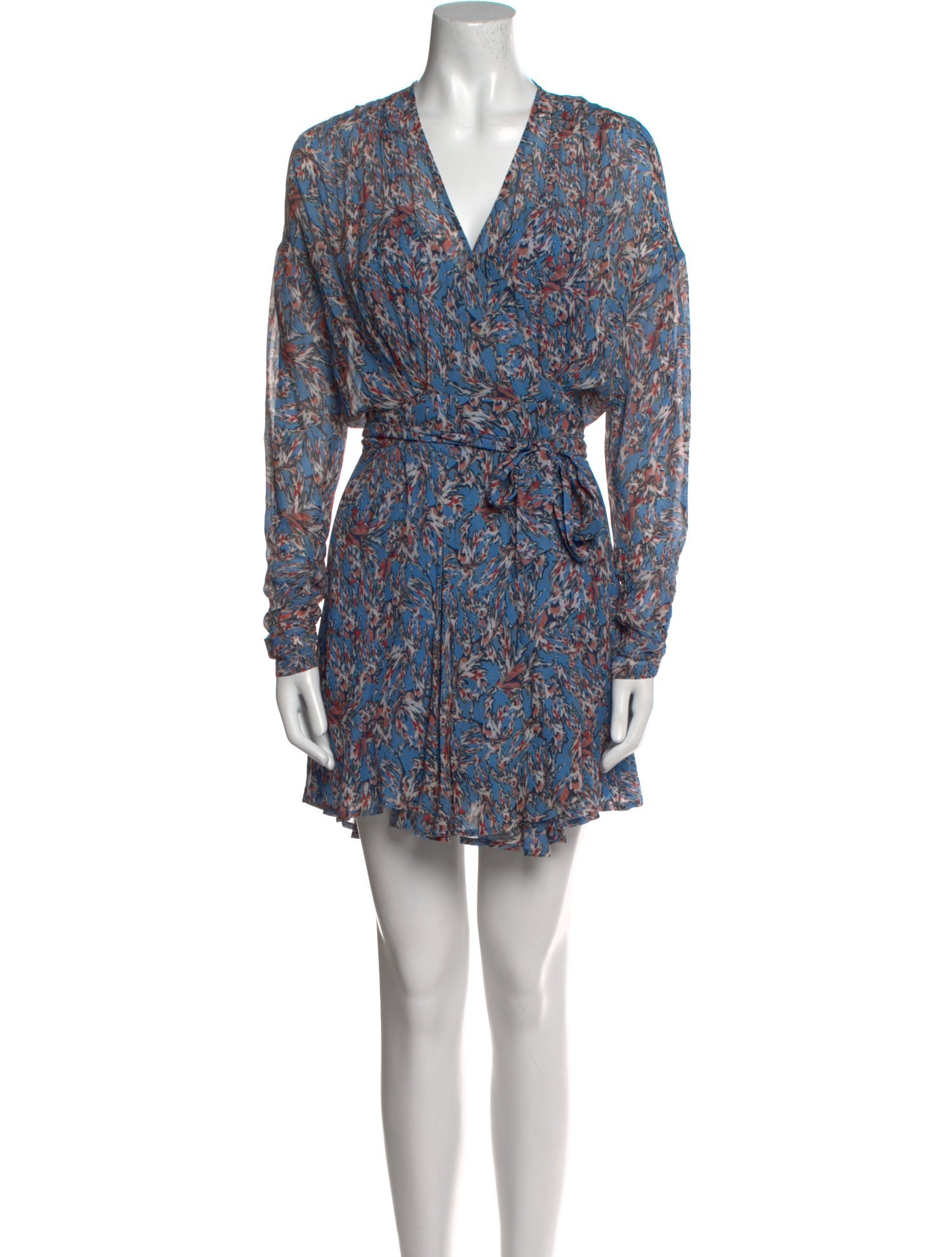 Iro Printed Mini Dress