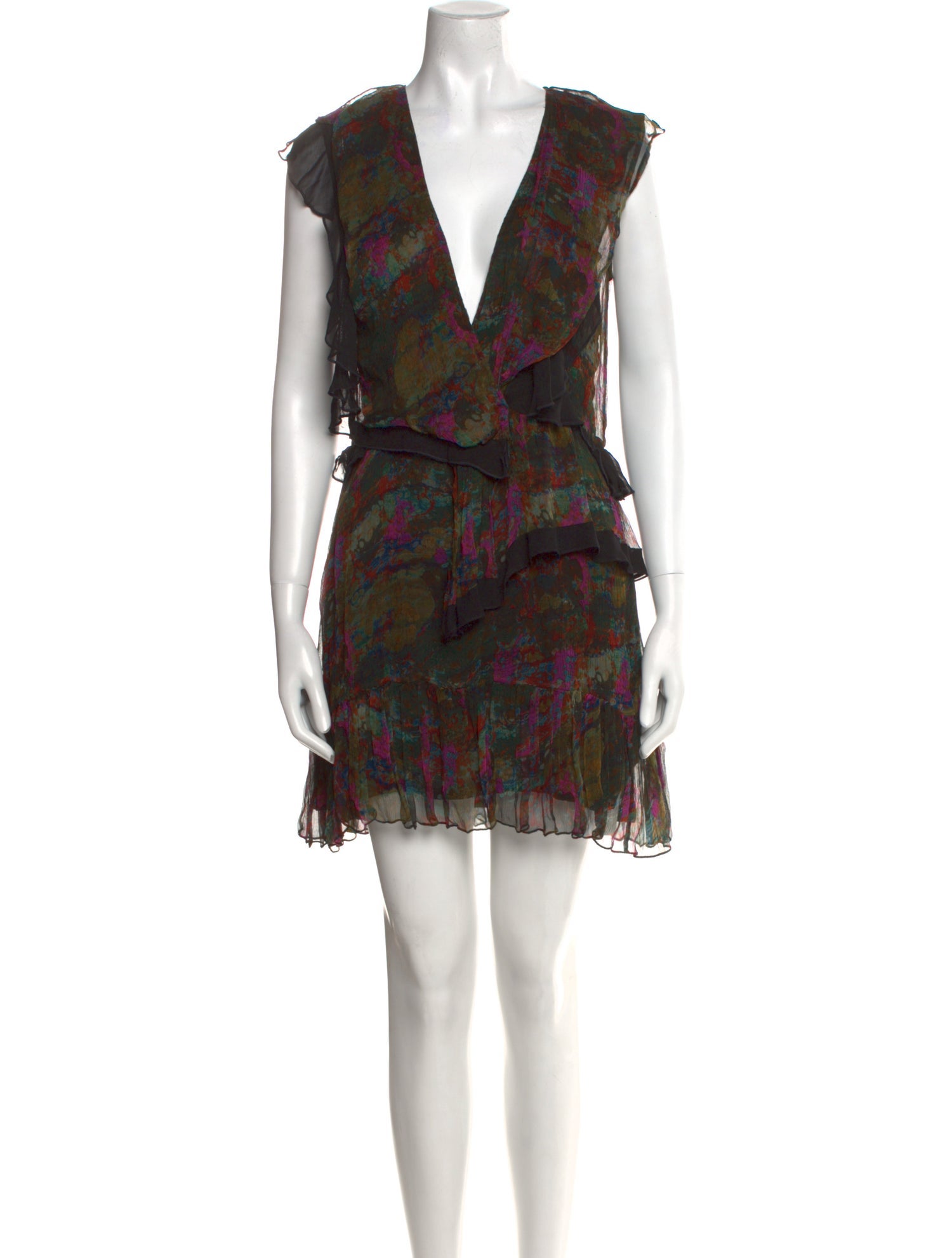 Iro Floral Print Mini Dress