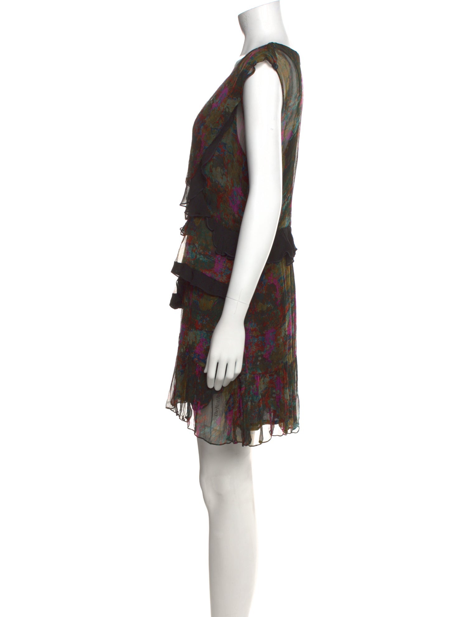 Iro Floral Print Mini Dress