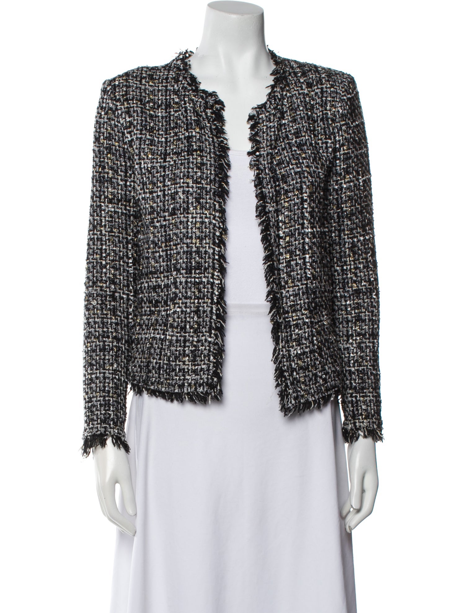 Iro Tweed Pattern Jacket
