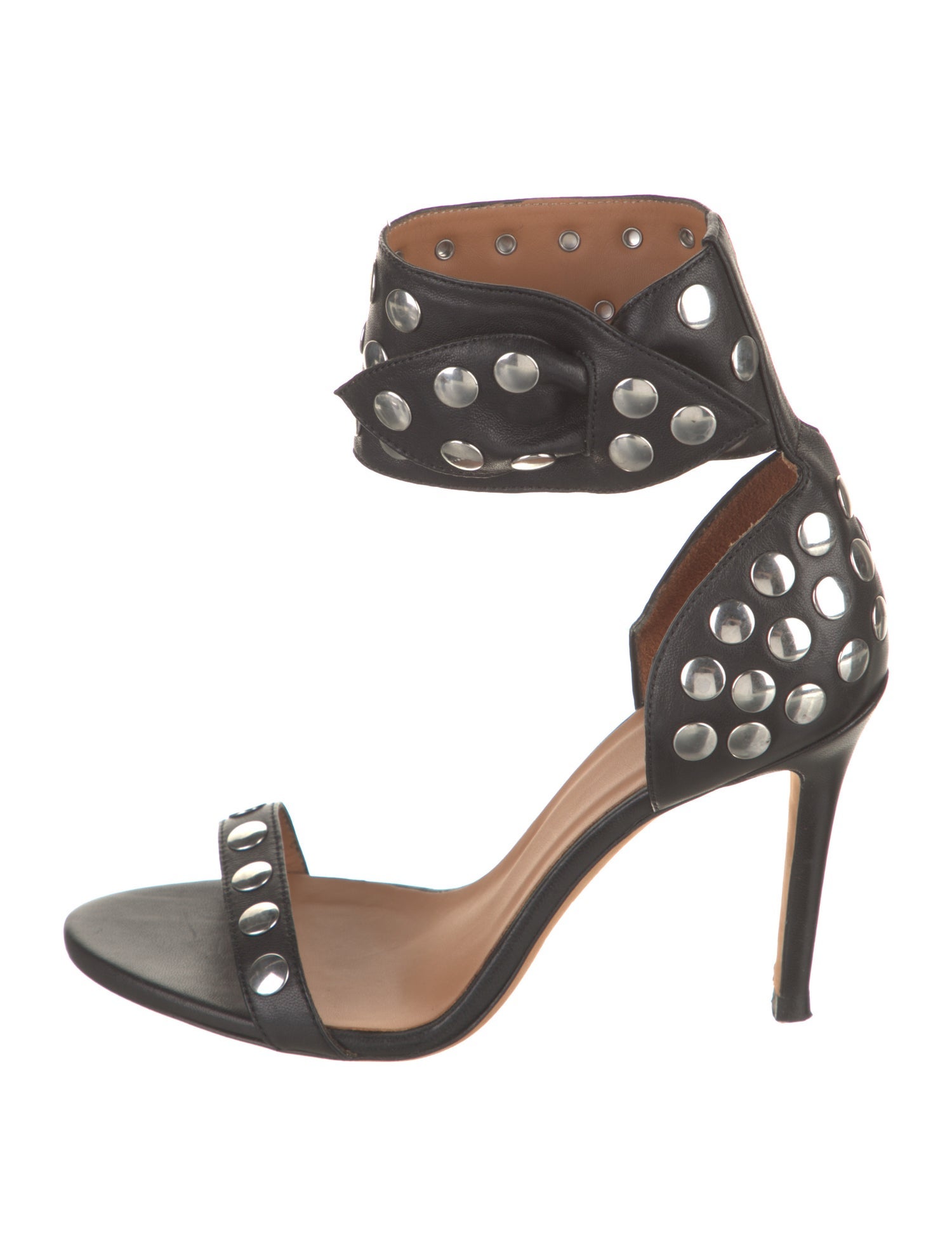 Iro Leather Studded Accents Sandals
