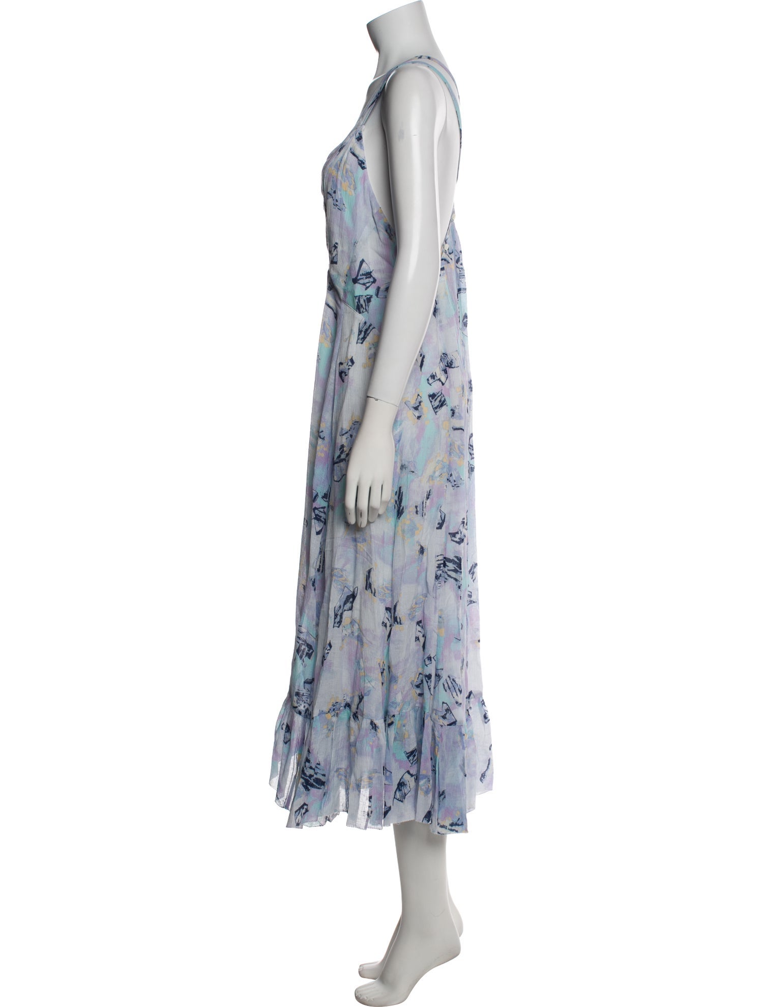 Iro Floral Print Long Dress w/ Tags