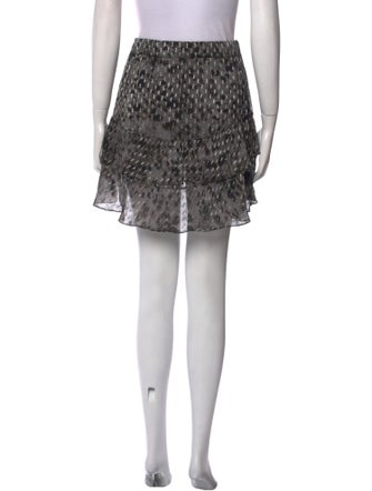 Iro Printed Mini Skirt