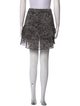 Iro Printed Mini Skirt