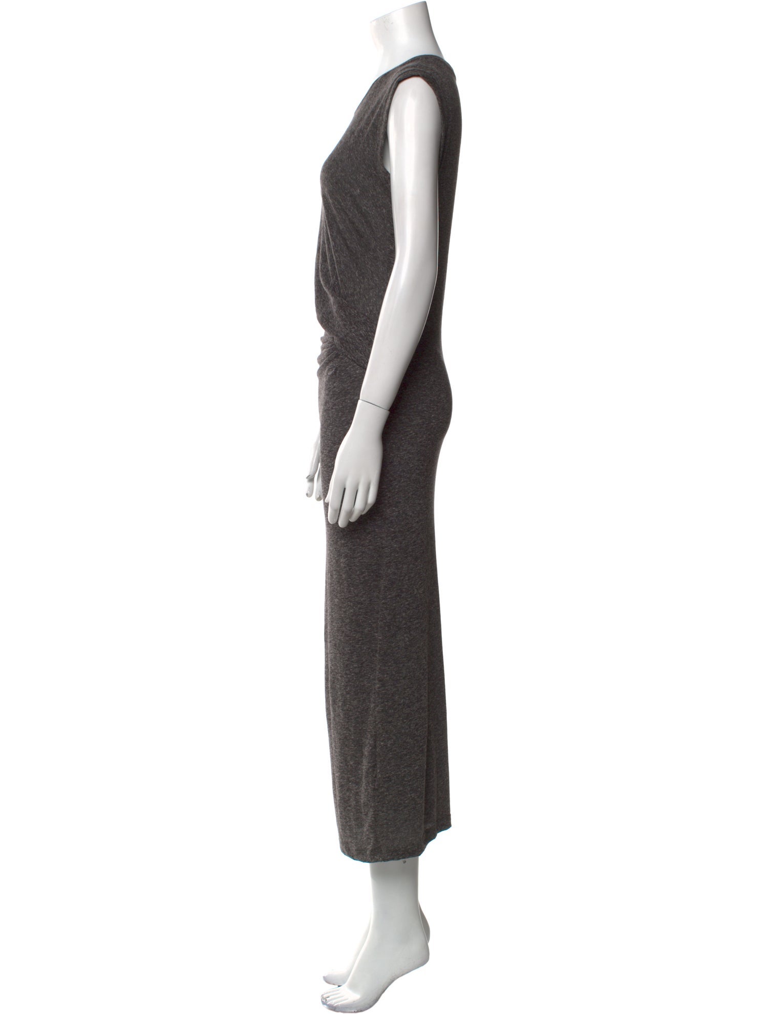Iro Crew Neck Long Dress