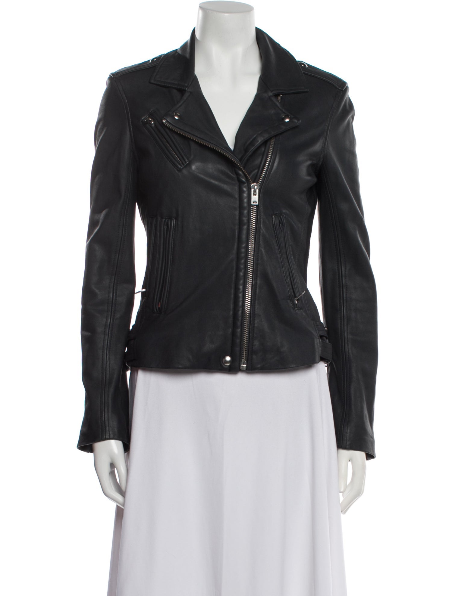 Iro Lamb Leather Biker Jacket