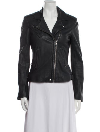 Iro Lamb Leather Biker Jacket