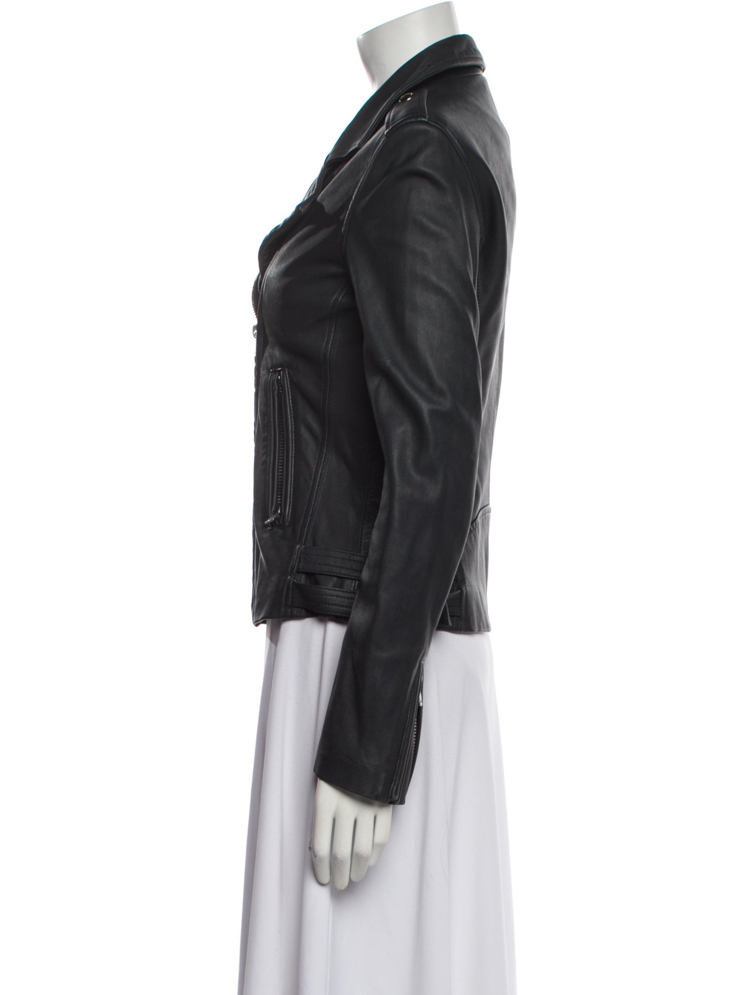 Iro Lamb Leather Biker Jacket
