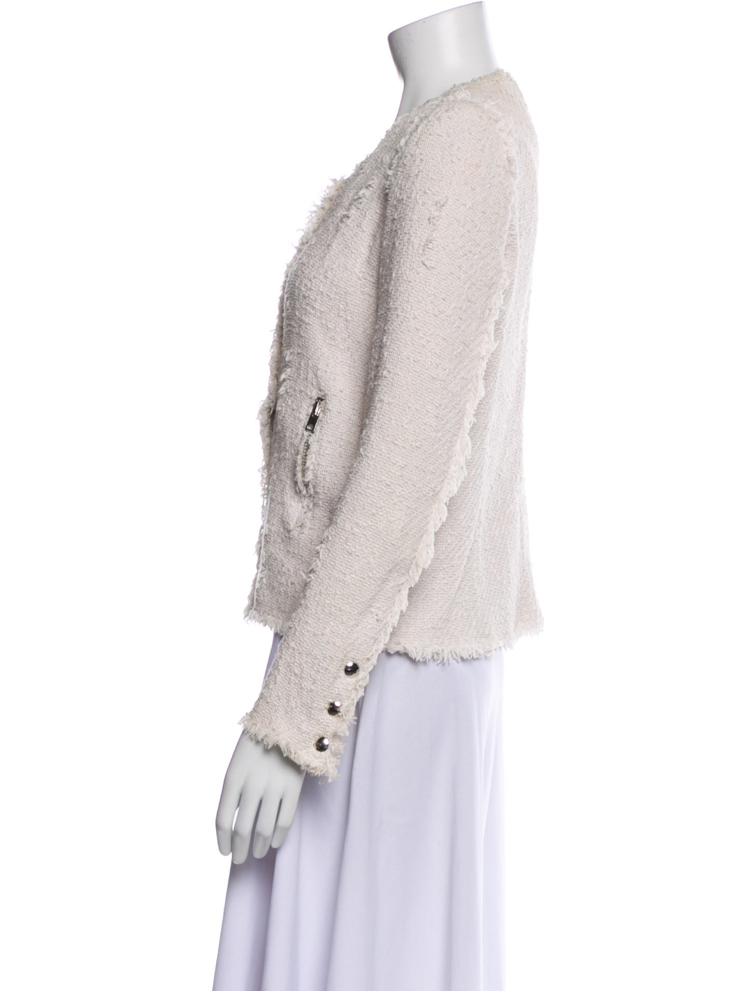 Iro Tweed Pattern Evening Jacket