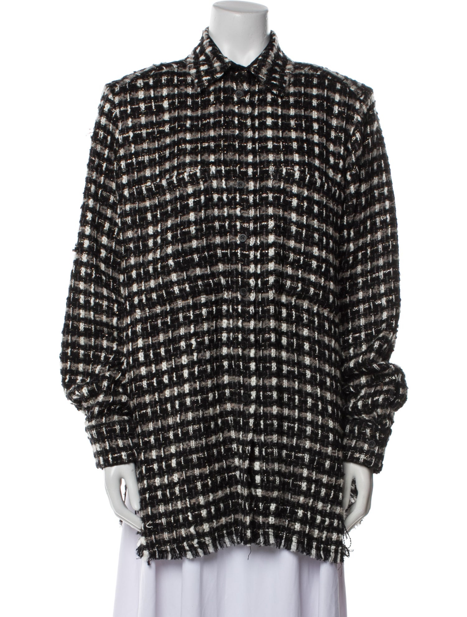 Iro Leopold Plaid Print Jacket