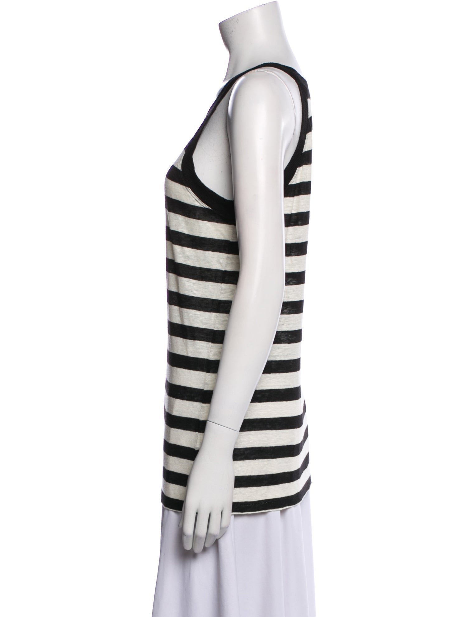 Iro Linen Striped Tank Top
