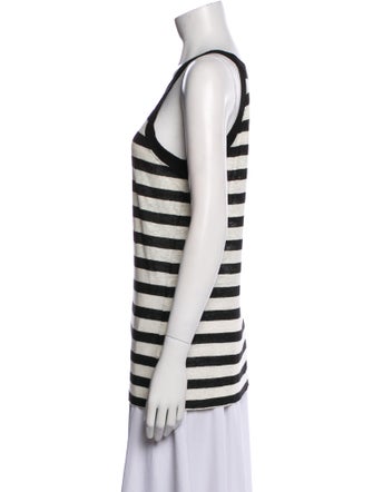 Iro Linen Striped Tank Top
