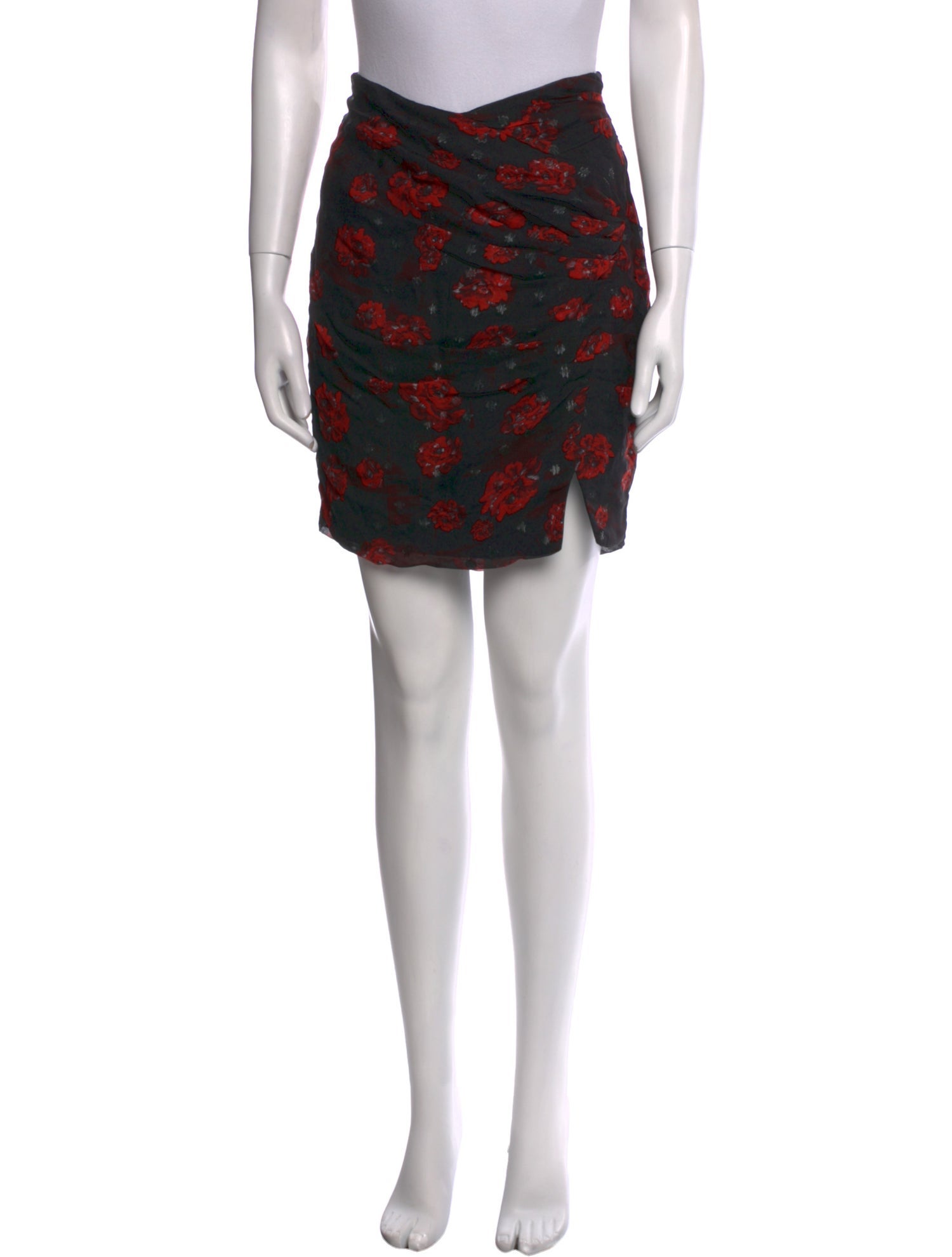 Iro Printed Mini Skirt