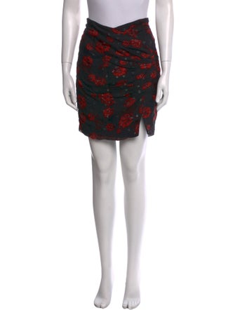 Iro Printed Mini Skirt