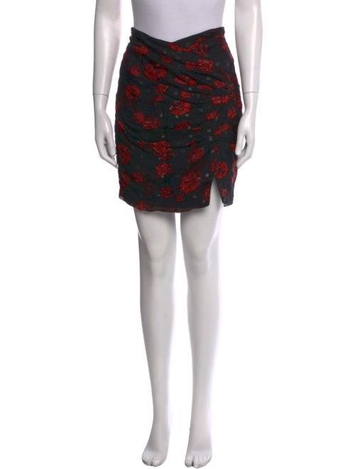 Iro Printed Mini Skirt