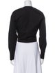 Iro V-Neck Long Sleeve Crop Top