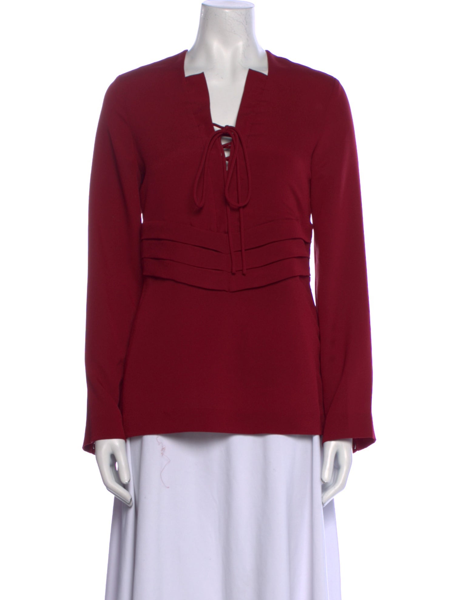 Iro V-Neck Long Sleeve Blouse