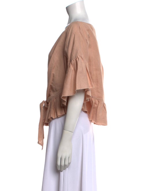 Iro Bateau Neckline Three-Quarter Sleeve Blouse