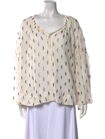 Iro Silk Printed Blouse