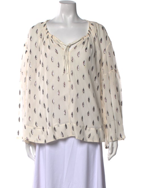 Iro Silk Printed Blouse