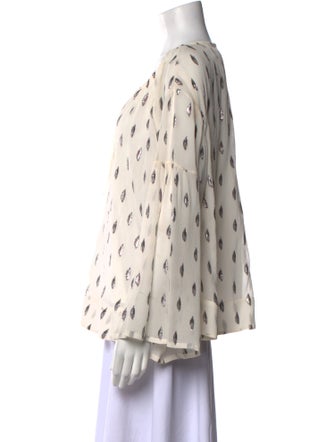 Iro Silk Printed Blouse