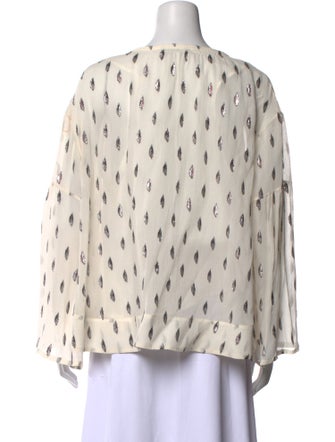 Iro Silk Printed Blouse