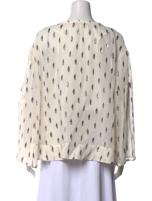 Iro Silk Printed Blouse