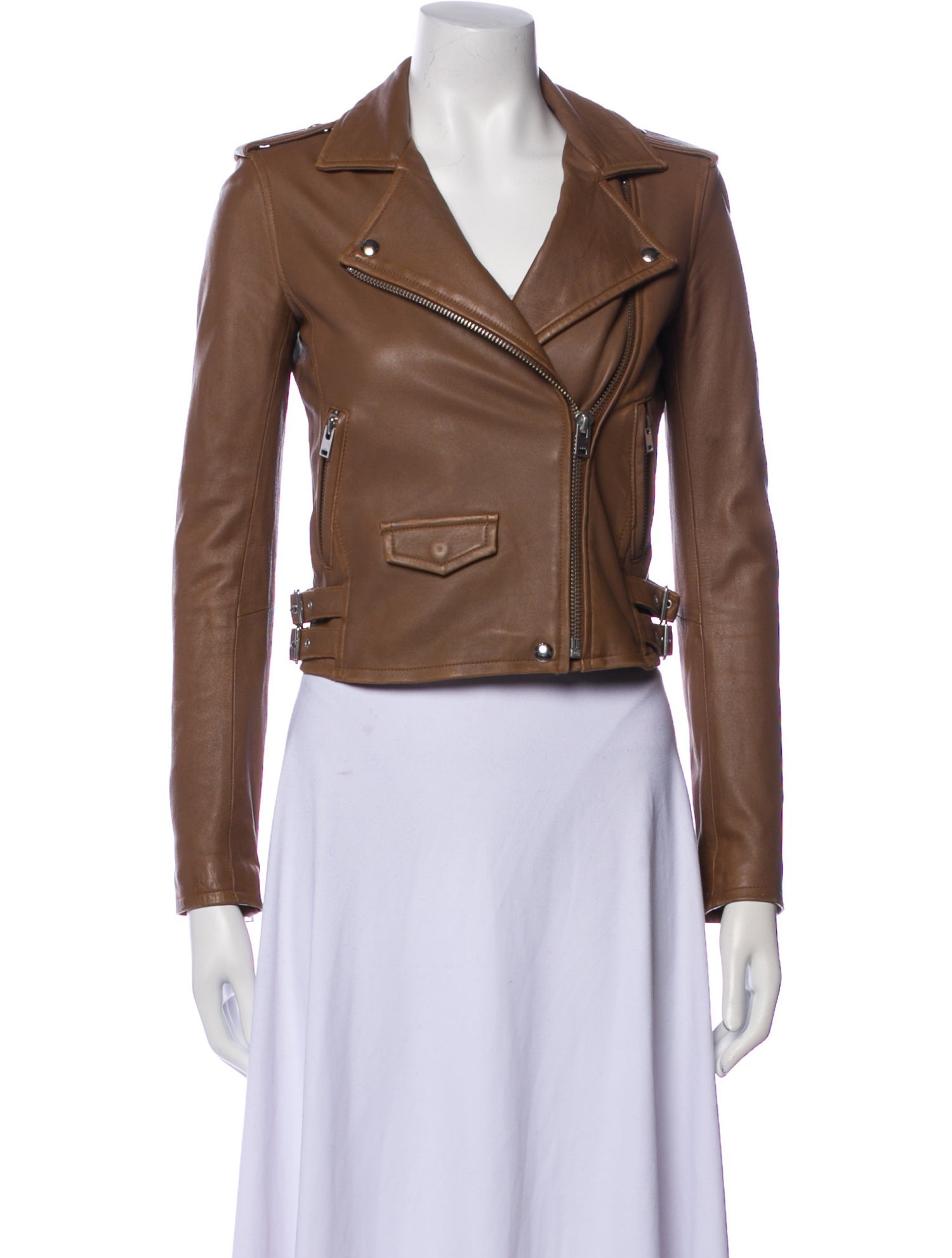 Iro Lamb Leather Biker Jacket
