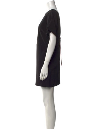 Iro Bateau Neckline Mini Dress